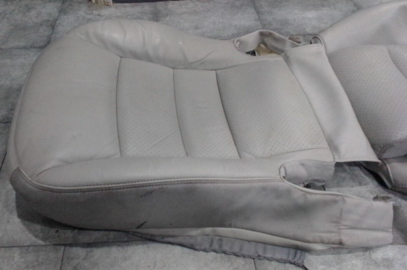 Load image into Gallery viewer, 05-13 C6 Corvette Seat Skin set Leather gray Passenger RH OEM w/ Foam 3249-G
