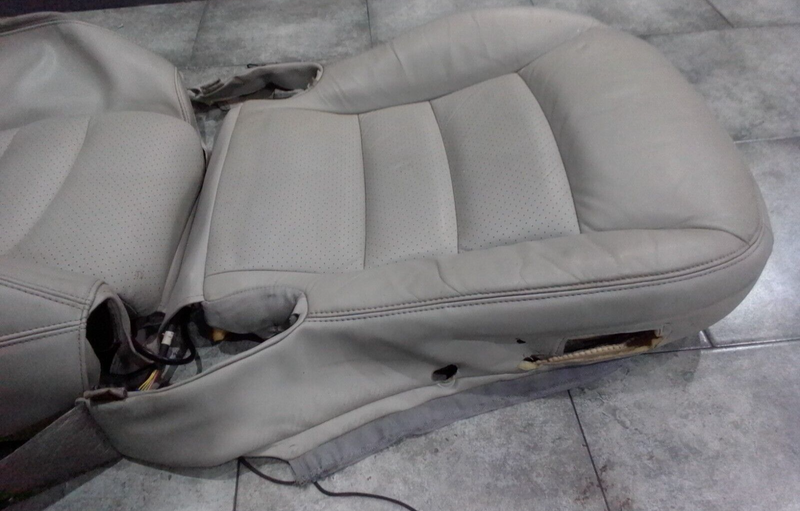 Load image into Gallery viewer, 05-13 C6 Corvette Seat Skin set Leather gray Passenger RH OEM w/ Foam 3249-G
