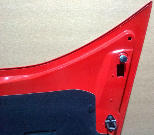 05-13 Corvette C6 OEM Complete Hood Red 3788-S