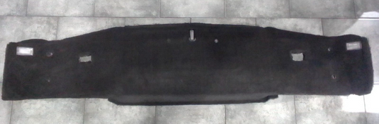 05-13 C6 Corvette Coupe Rear Cargo Trunk Panel Carpet Ebony Black 3190-G