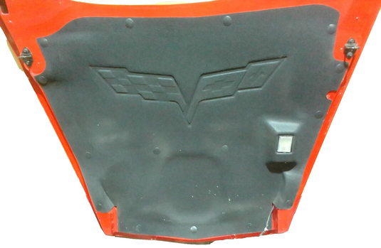 05-13 Corvette C6 OEM Complete Hood Red 3788-S