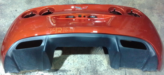 05-13 Chevy Corvette C6 Diffuser / Rear Bumper Cover Atomic Orange 3806-S