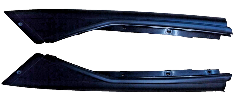 Load image into Gallery viewer, 05-13 Chevy Corvette C6 Right Left RH LH Exterior A Pillar Trim Set Pair 3596-Q2
