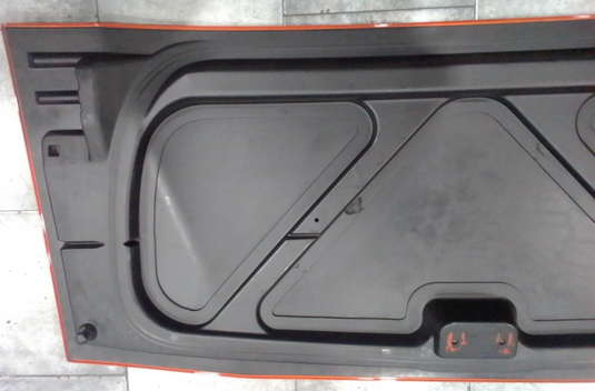 05-13 Corvette C6 Convertible trunk Deck Lid Atomic Orange 3882-S