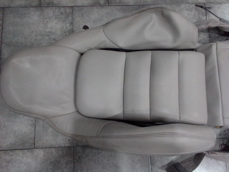 Load image into Gallery viewer, 05-13 C6 Corvette Seat Skin set Leather gray Passenger RH OEM w/ Foam 3249-G
