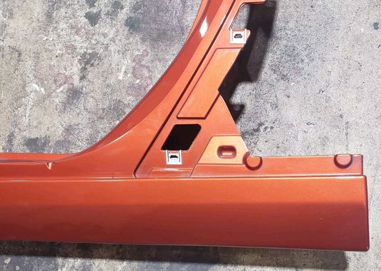 Corvette C6 Driver Side Rocker Panel Skirt Atomic Orange 3781-s