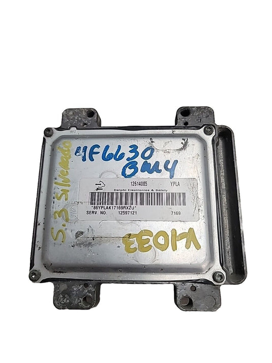 2007 Chevy Silverado Computer Brain Engine Control ECU EBX 12614085 9603-46