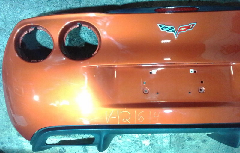 Load image into Gallery viewer, 05-13 Chevy Corvette C6 Diffuser / Rear Bumper Cover Atomic Orange 3806-S
