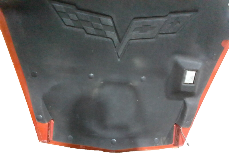 Load image into Gallery viewer, 05-13 Corvette C6 OEM Complete Hood Atomic Orange 3789-S
