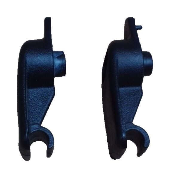 Load image into Gallery viewer, 97-04 Chevy Corvette C5 BLACK Sun Visor Retainer Clip Bracket Pair LH RH 3562-25
