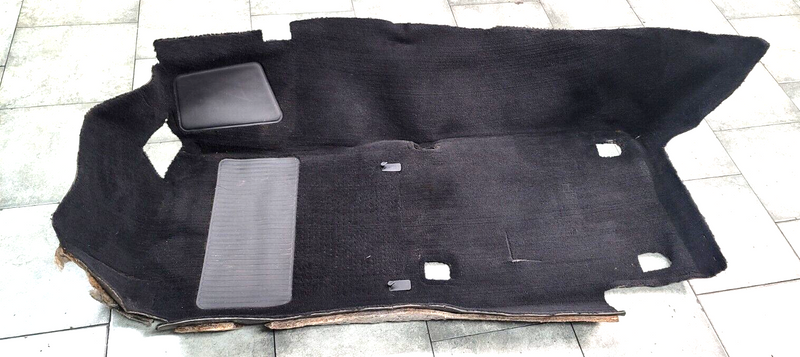 Load image into Gallery viewer, 97-04 Corvette C5 Front Floor Carpet LH Driver side Used Black 6912-S
