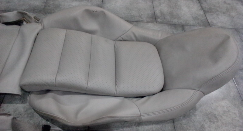 Load image into Gallery viewer, 05-13 C6 Corvette Seat Skin set Leather gray Passenger RH OEM w/ Foam 3249-G
