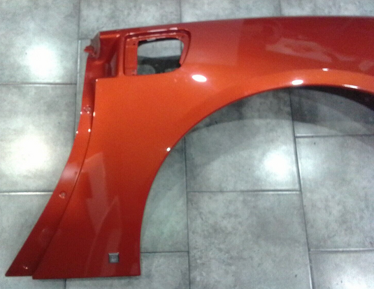 05-13 Corvette C6 Convertible Rear Quarter Panel Left LH Atomic Orange 3784-S