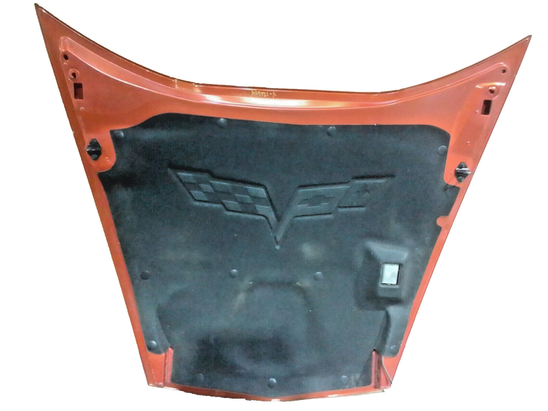 Load image into Gallery viewer, 05-13 Corvette C6 OEM Complete Hood Atomic Orange 3789-S
