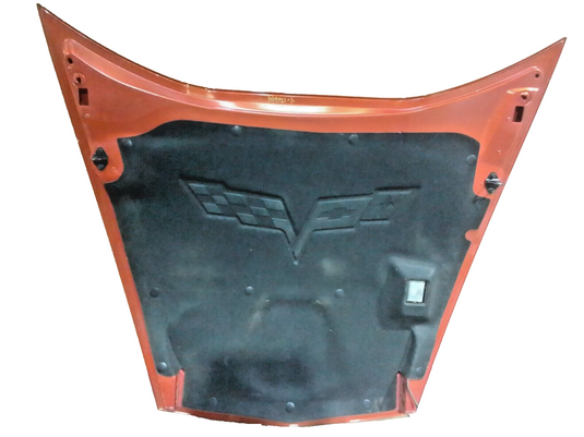 05-13 Corvette C6 OEM Complete Hood Atomic Orange 3789-S