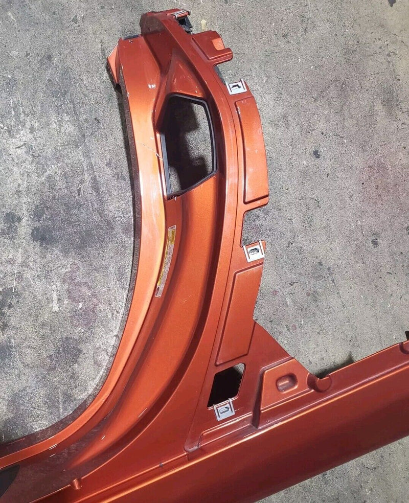 Load image into Gallery viewer, Corvette C6 Driver Side Rocker Panel Skirt Atomic Orange 3781-s
