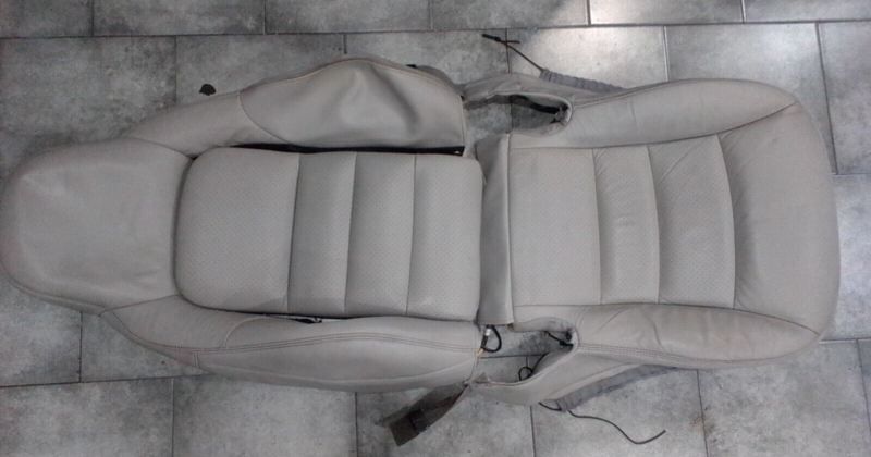 Load image into Gallery viewer, 05-13 C6 Corvette Seat Skin set Leather gray Passenger RH OEM w/ Foam 3249-G
