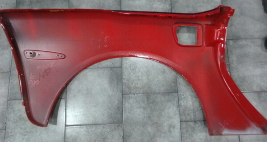 05-13 Corvette C6 Convertible Rear Quarter Panel Left LH RED 3936-S