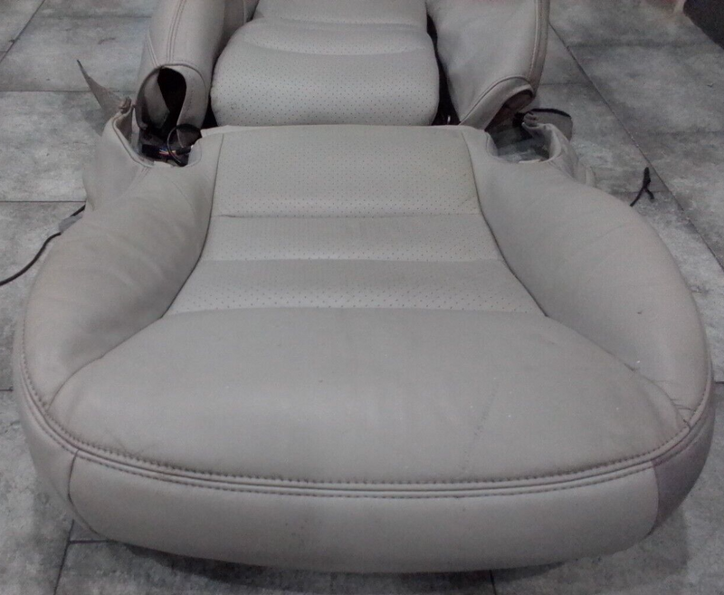 Load image into Gallery viewer, 05-13 C6 Corvette Seat Skin set Leather gray Passenger RH OEM w/ Foam 3249-G
