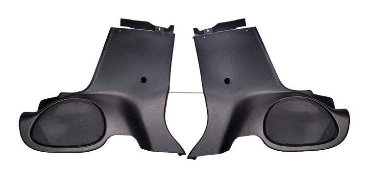 Load image into Gallery viewer, 03-04 Corvette C5 Rear Interior Trim Panels Speaker Covers Black 551-H4
