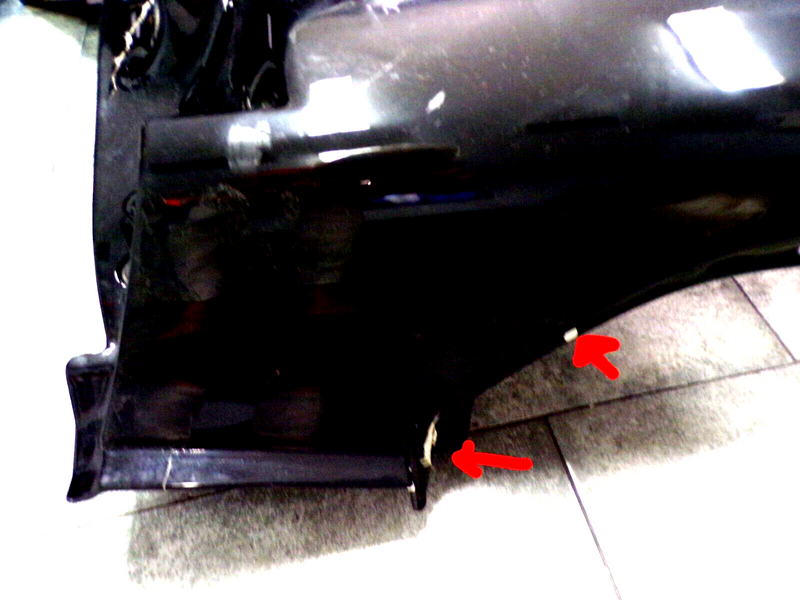 Load image into Gallery viewer, 05-13 C6 Corvette Coupe RH Passenger side Rear Quarter Panel BLACK DAMAGE 6634-S
