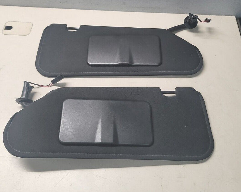 Cargue la imagen en el visor de la galería, 05-13 Corvette C6 OEM Sun Visor Vanity Mirror C5 Sunvisors Shaded Pair  9115-F
