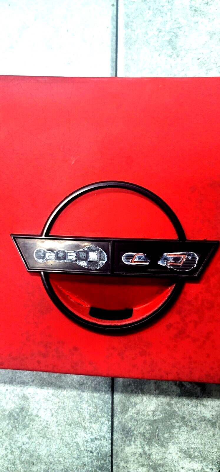 Load image into Gallery viewer, 84-96 Corvette C4 OEM Gas Flap Fuel Filler Door / Torch red 5126-A2.2
