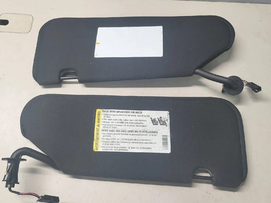 05-13 Corvette C6 OEM Sun Visor Vanity Mirror C5 Sunvisors Shaded Pair  9115-F